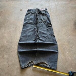 Baggy Animal Carpenter Wide Leg Jnco Styl Embroidered Y2k VTG Denim Jeans 34x31